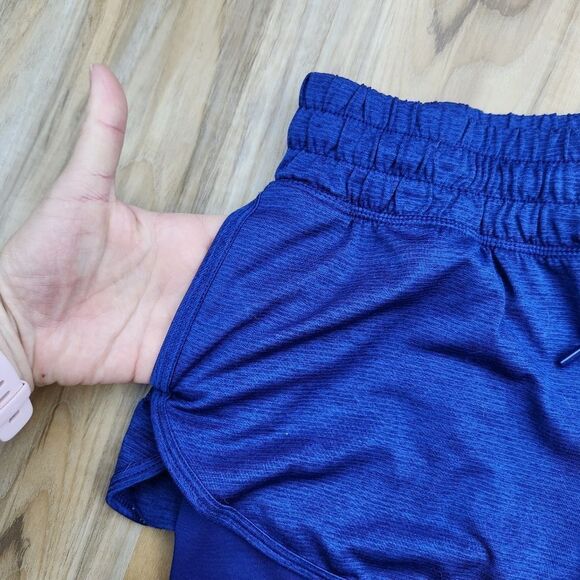 ☔️💜Avia Blue Purple Double Layer Performance Running Shorts Medium - Picture 6 of 12